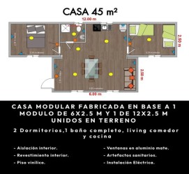 Casa 45 m²