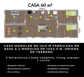 Casa 60 m²