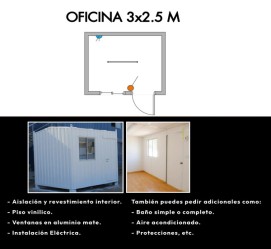 Oficina ≈3m x 2,5m