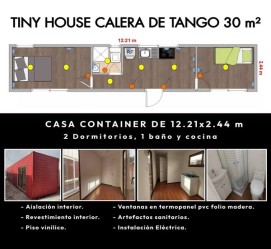 Tiny House Calera de Tango ≈30m²