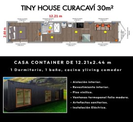 >Tiny House Curacaví ≈30 m²