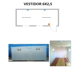 Vestidor ≈6m x 2,5m